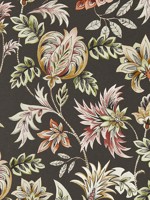 Sizergh Charcoal Wallpaper WTG-270556 by Clarke and Clarke Wallpaper for sale at Wallpapers To Go