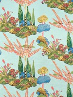 Orleans Turquoise Fabric WTG-271332 by Thibaut Fabrics for sale at Wallpapers To Go