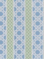 Trelliage Cornflower and Clover Fabric WTG-271972 by Thibaut Fabrics for sale at Wallpapers To Go