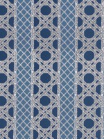 Trelliage Navy and Cadet Fabric WTG-271973 by Thibaut Fabrics for sale at Wallpapers To Go
