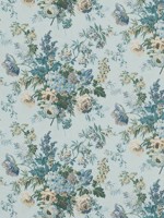 Garden Club Blue Fabric WTG-274695 by Anna French Fabrics for sale at Wallpapers To Go