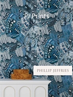 PJ Prints is a collection of stylish wallpaper patterns by the designer Phillip Jeffries