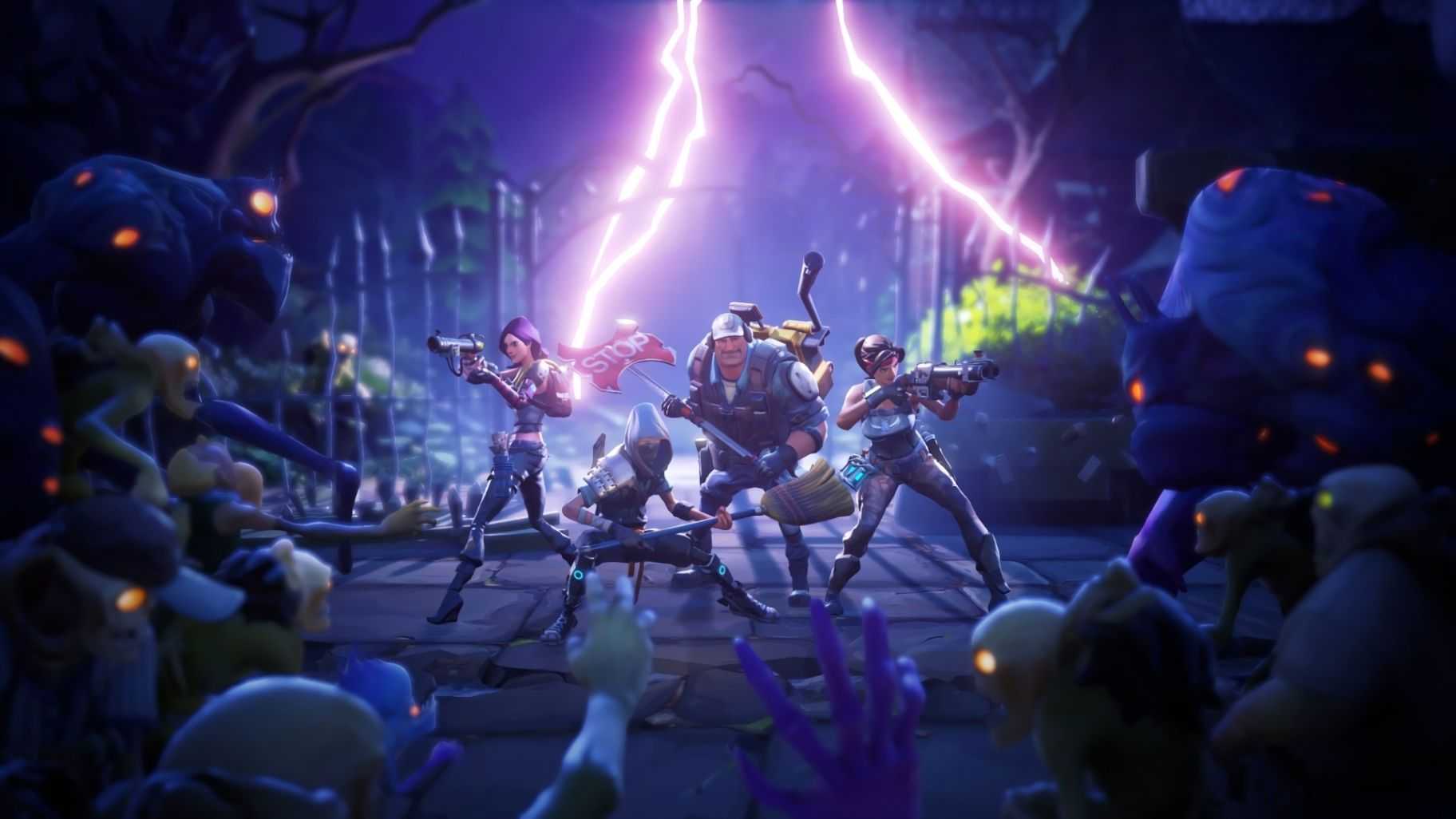 Fortnite Hd Background Wallpaper Ixpaper