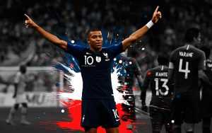 Kylian Mbappé Desktop Wallpaper