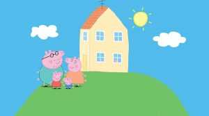 Peppa Wutz Haus Desktop Wallpaper