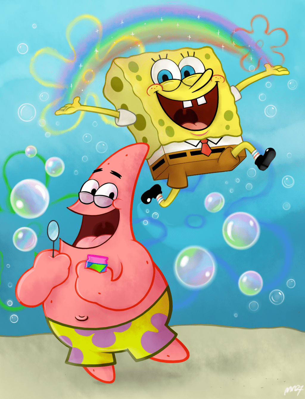 Spongebob And Patrick Best Friends Wallpaper - IXpaper