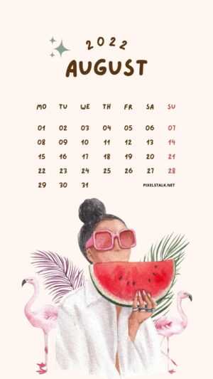 August Calendar Wallpaper 2022