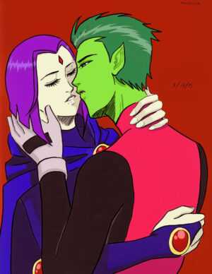 Beast Boy And Raven Wallpaper