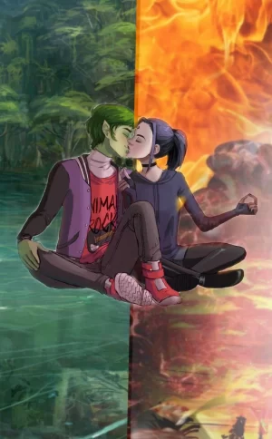 Beast Boy And Raven Wallpaper