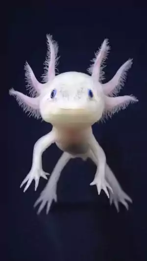 Axolotl Background Wallpaper