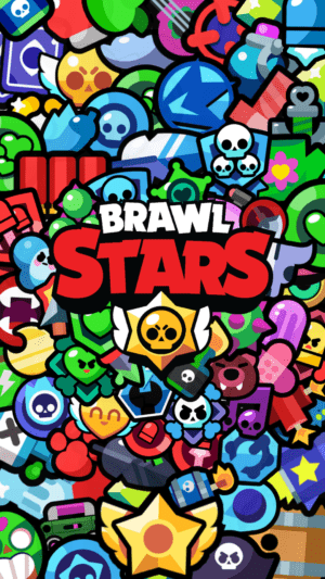 Brawl Stars Logo Wallpaper