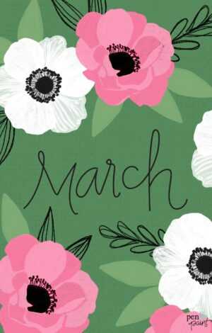 Hello March Wallpaper