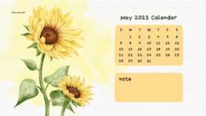 May Calendar Wallpaper 2023