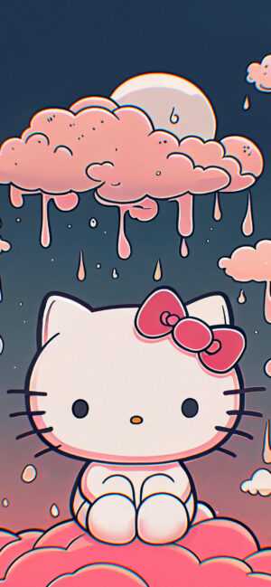 Backgrounf Hello Kitty Wallpaper
