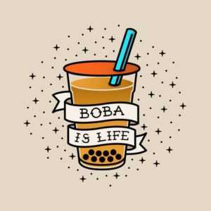 Boba Tea Wallpaper